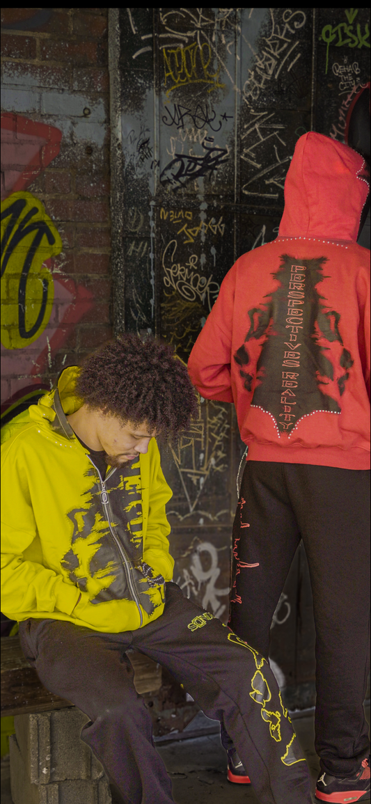 "FACE OF SONDER"ZIP UP